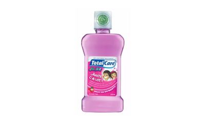 Total Care Junior Bubble Gum Strawberry Anti Cavity Mouthwash