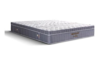 Spring Bed Terbaik - Uniland Rivera Plushtop Paris Spring Bed Grey