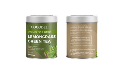 Cocodeli Organic Tea Blends Lemongrass Green Tea