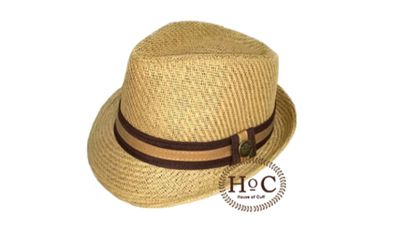 House of Cuff Fedora Listed Brown